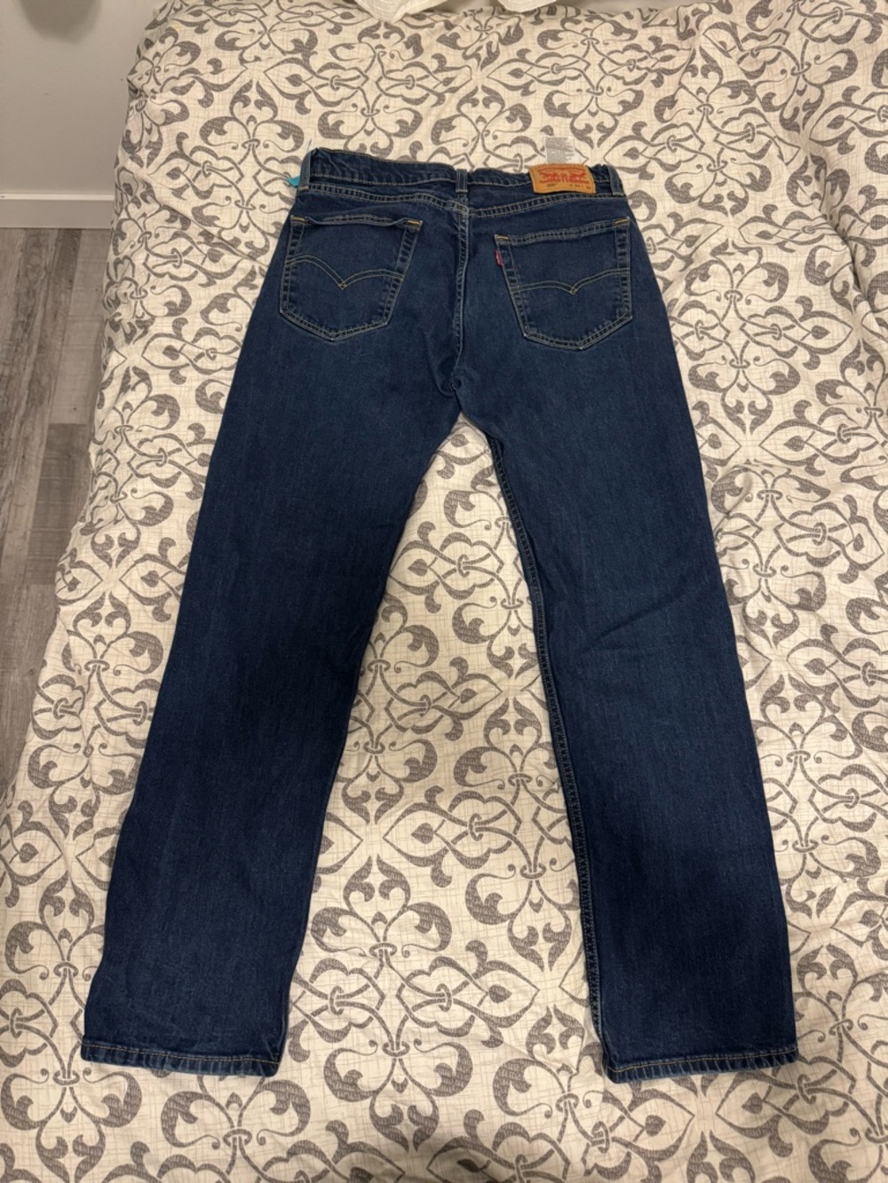 Levi's Dark Blue Straight Jeans
